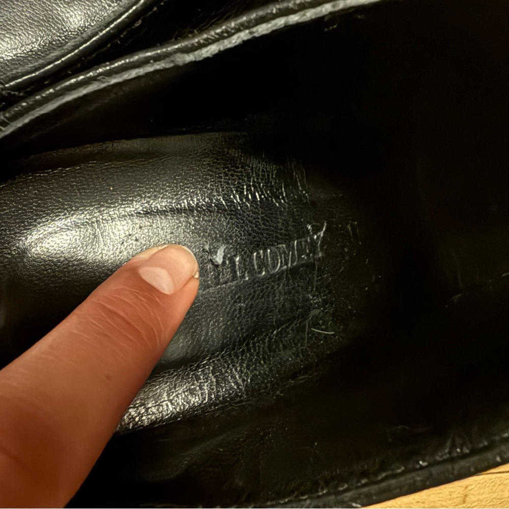 Rachel Comey Mars Mules Black Pebbled Leather Heels US 7 - Picture 10 of 15